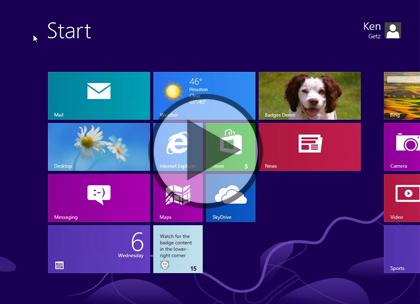 Windows 8 Using XAML, Part 14: Badges and Secondary Tiles Trailer