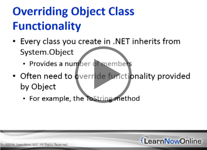 Programming C# 6, Part 09 of 12: Objects and Types Trailer