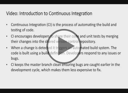 AZ-400 Designing and Implementing Microsoft DevOps Solutions, Part 3 of 7: Continuous Delivery  Trailer