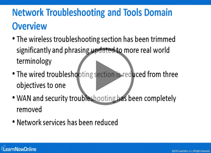CompTIA NET+ Cert 007 Update, Part 5 of 5: Network Troubleshooting Trailer