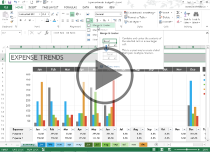 Microsoft Excel 2013, Part 2 of 5: Excel Basics Trailer