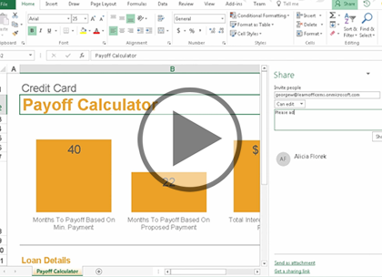 Microsoft Excel 2016, Part 6 of 6: New Features Trailer
