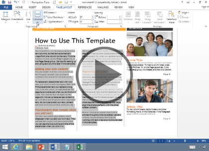 Microsoft Word 2013, Part 4 of 4: Labels, Page Layout and Printing Trailer