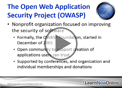 OWASP, Part 3 of 4: Threats and Session Security Trailer