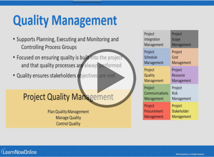 PMP® Certification 2021 PMBOK® 6, Part 6 of 13: Project Quality Management Trailer