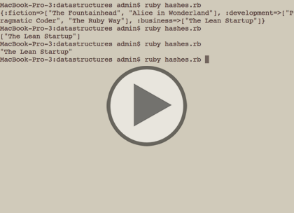Ruby, Part 2 of 6: Variables and Data Structures Trailer
