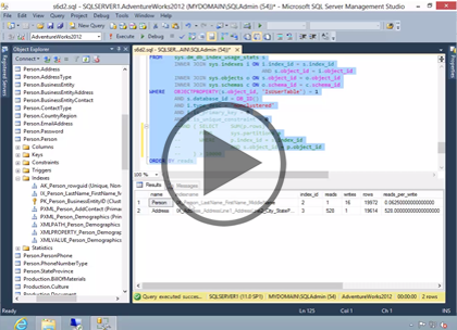 SQL 2012 Admin, Part 4 of 5: Server Optimization Trailer