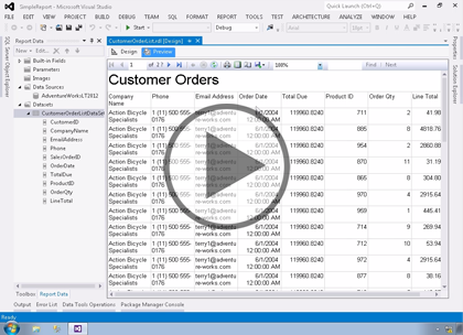 SSRS 2012, Part 02 of 10: Creating Reports Trailer