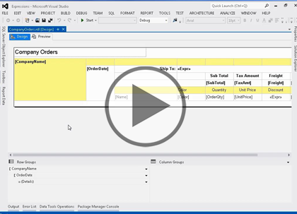 SSRS 2012, Part 04 of 10: Expressions and Functions Trailer