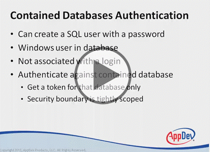 SQL Server 2012, Part 5 of 9: Security Basics Trailer