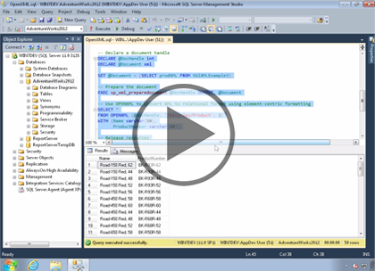 SQL 2012 Developer, Part 13 of 13: Working with XML Trailer