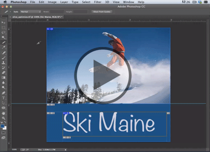 Web Graphics using PS CC, Part 2: GIF, PNG & Slice Trailer