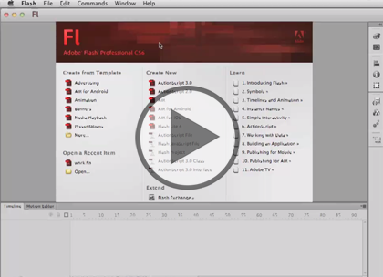 Flash Professional CS6, Part 4: 3D and Workflow Trailer