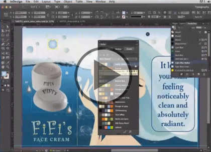 InDesign CC, Part 6: Printing and PDF and SWF Trailer