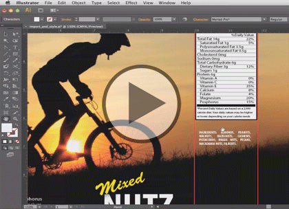 Illustrator CS6, Part 5: Text and Layers Trailer