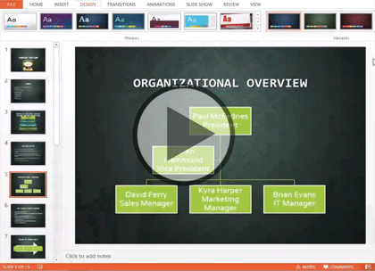 Designing a Presentation, Part 1: PowerPoint Trailer