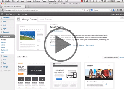 WordPress CMS, Part 4: Widgets, Menus and Plugins Trailer