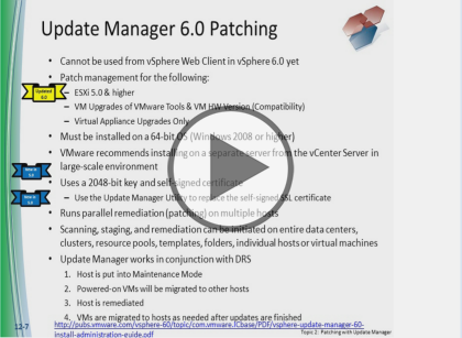 VMware vSphere 6, Part 5 of 5: Availability and Backups Trailer