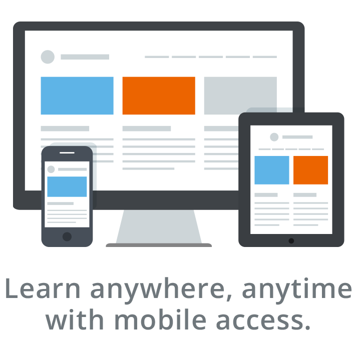 Learn wherever, whenever with mobile access