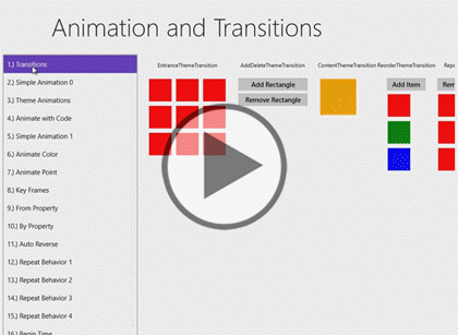 Windows 8 Using XAML, Part 08: Animation Trailer