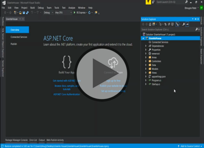 ASP.NET Core 2.2 Using MVC, Part 2 of 6: Granite Project Trailer