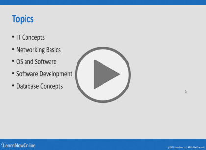 ITF+ CompTIA IT, Part 1 of 3: Concepts and Networking Trailer