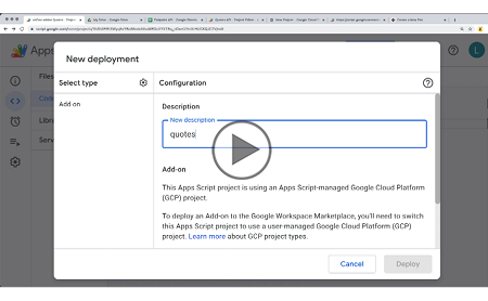 Google Apps Script, Part 9 of 9: Web API and Examples