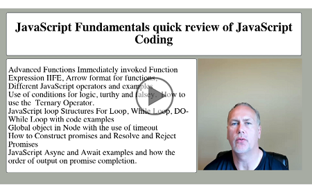 NodeJS 2021, Part 2 of 6: JavaScript Fundamentals Trailer