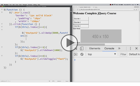 jQuery 3, Part 7 of 9: Effects and Animation Trailer