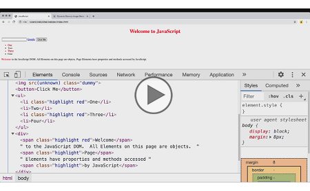 JavaScript, Part 3 of 3: Document Object Model Trailer