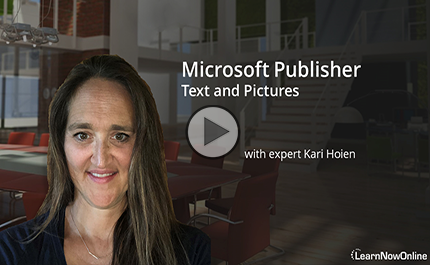 Microsoft Publisher 365, Part 2 of 4: Text and Pictures Trailer