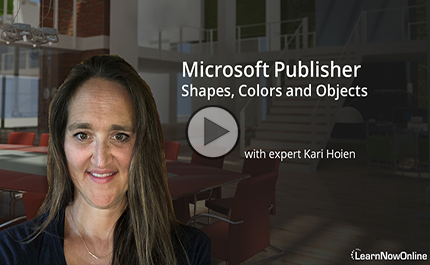 Microsoft Publisher 365, Part 3 of 4: Shapes, Colors and Objects Trailer