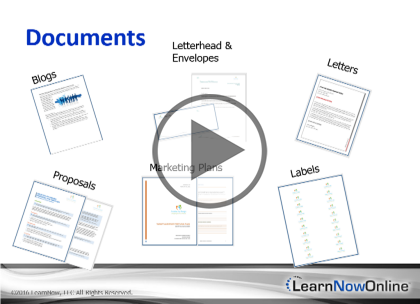 Microsoft Word 2013, Part 1 of 4: Get Acquainted with the Environment Trailer
