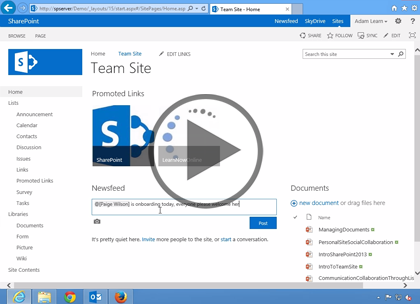 SharePoint 2013 User, Part 2 of 2: Libraries and Personal Site Trailer