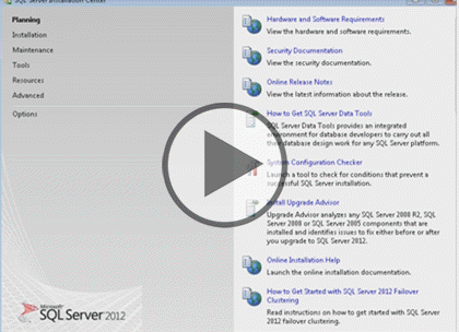 SQL Server 2012, Part 2 of 9: Installing Trailer