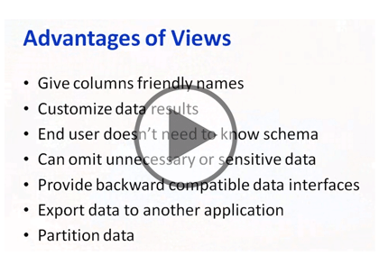 SQL 2014 Developer, Part 01 of 13: Views Trailer