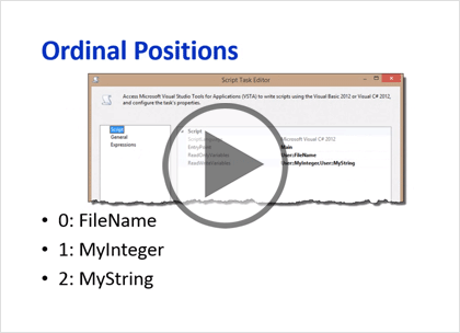 SSIS 2014, Part 07 of 11: Scripting Components Trailer
