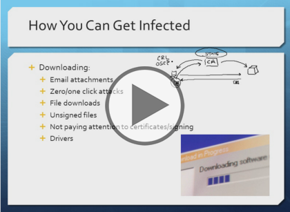 Cyber Security Awareness Basics, Part 2 of 2:  Protection and Malware Trailer